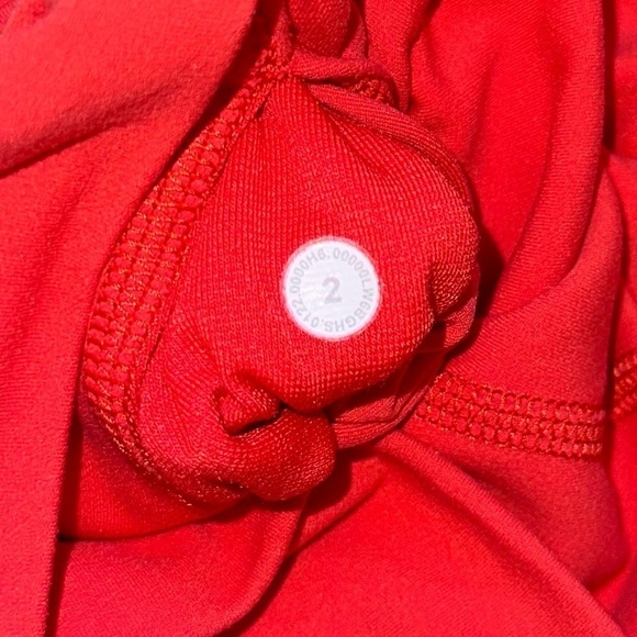 Lululemon Align High Rise Buttery Soft Crop 21" Athletic Leggings in Love Red 2 - Picture 7 of 8